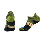 Ankle Cotton Running Socks for men | Dynamic Stripes